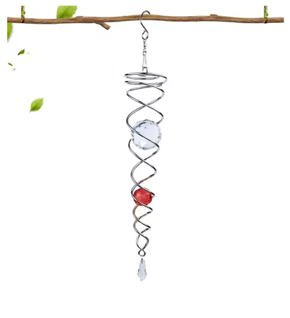 🔥 Last Day Sale Price |✨ Sacred Journey Spiral Crystal (12 inches Length)