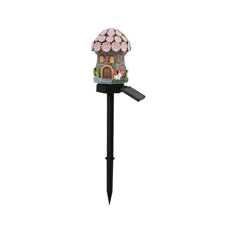 🌙✨✨Solar Mushroom Cottage Garden Light – Warm Fairy-Tale Glow for Flower Beds