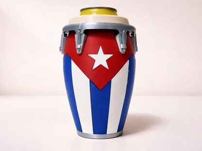 🎖️🪘Conga-Style Can Holder – Celebrate Caribbean Pride, One Sip at a Time