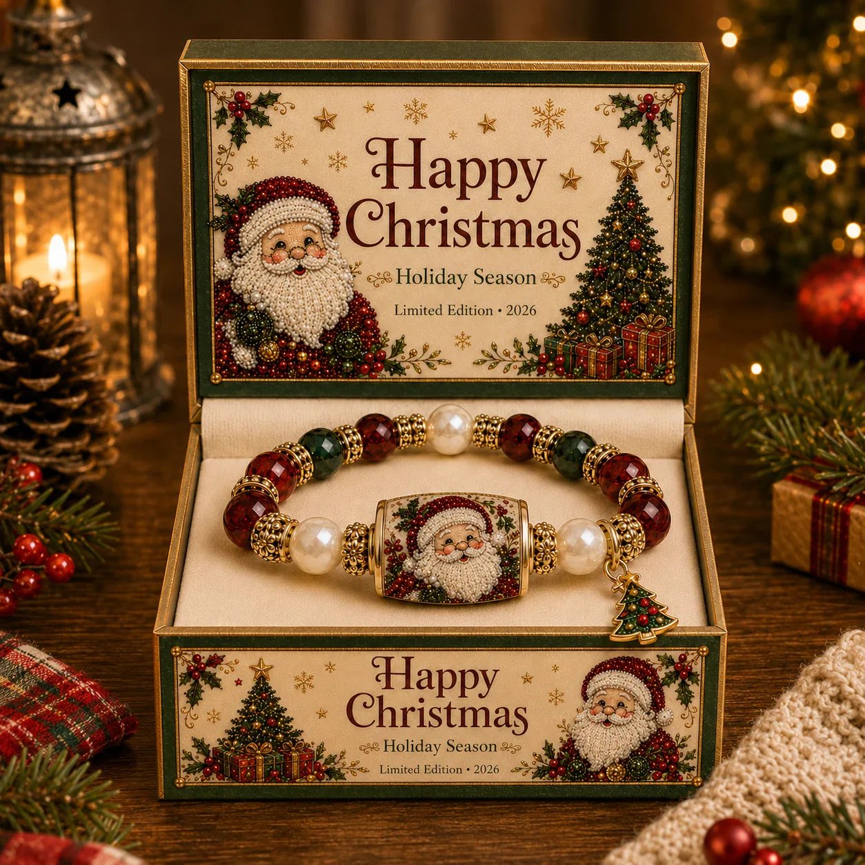 💥 Last Day 50% OFF – 🎄  Christmas Magic Collection Bracelet – 2026 Limited Edition Holiday Charm Bracelet