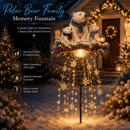 🎉🎉49% OFF This Week Promotions❤️ Cardinal Memory Fountain – Lighted Christmas Remembrance Garden Decor