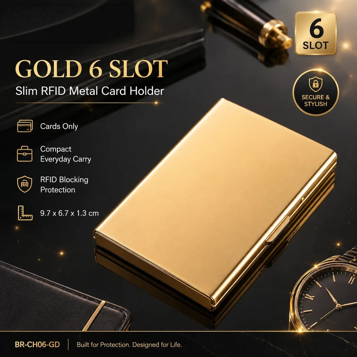 RFID Blocking Metal Card Holder