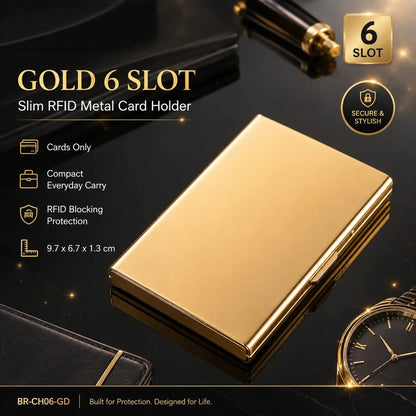 RFID Blocking Metal Card Holder