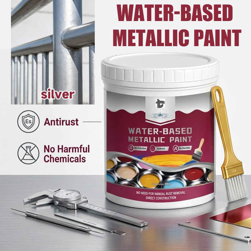🔥Today 50% OFF⏰Rust Converter Metallic Paint – One coat stops rust, no sanding, no fumes.