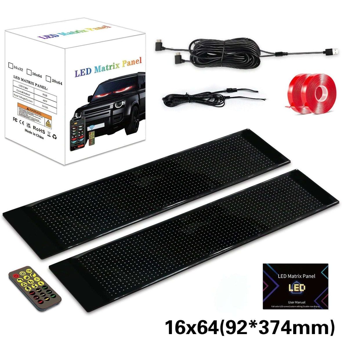 🔥Flash Sale✨DIY Car Dynamic LED Smart Colorful Eye Lamp Soft Screen