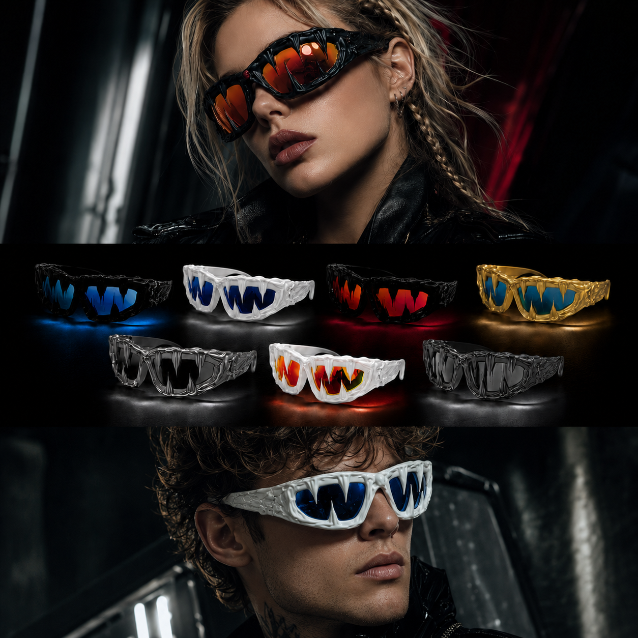 🔥Molten Fang Statement Shades🔥 –Not Made For Everyone. Made For Those Who Stand Out.