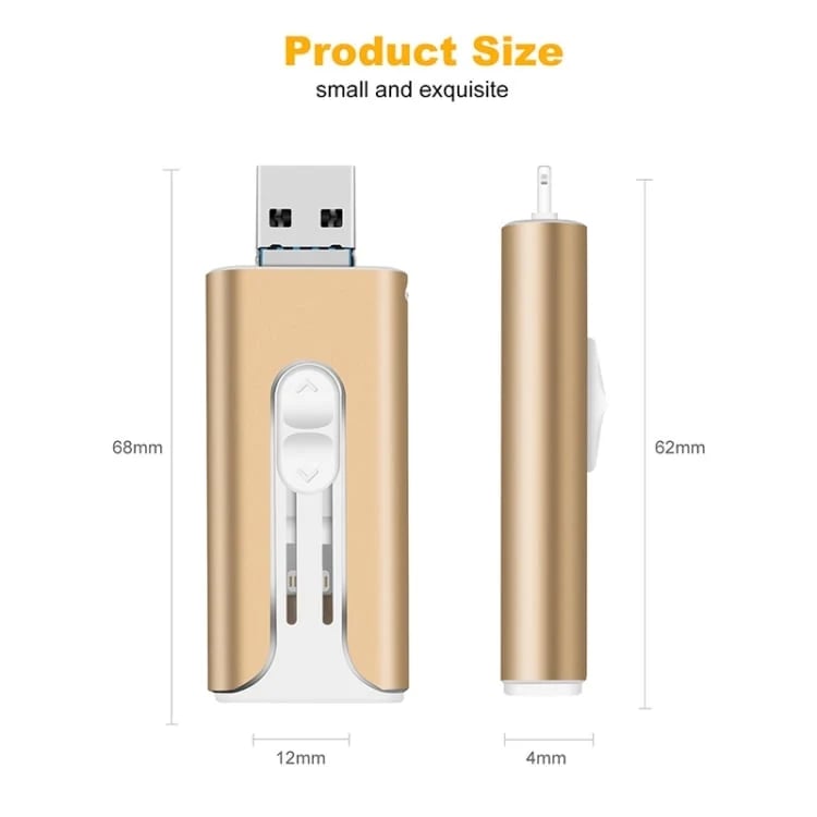 FileNest 4-in-1 USB External Memory Storage