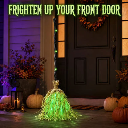 🧙‍♀️Buy 2 Get 20% OFF🧹Animated Moving Witch Broom with Light & Sound