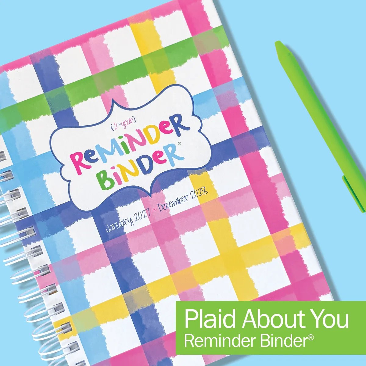 📅✨ 2027–2028 Reminder Binder – 24-Month All-in-One Life Planner
