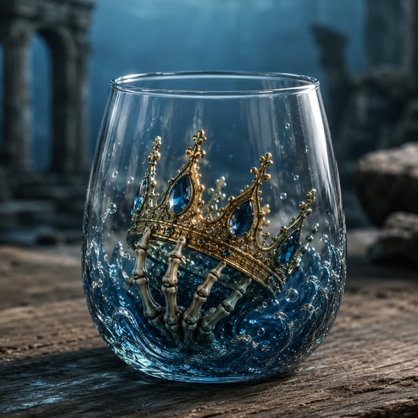 🌊 Legendary Ocean Treasure Crystal Set for Whiskey Lovers & Home Bar Collectors ⚓✨