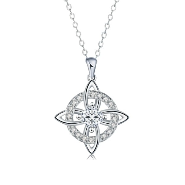 Mystical Birthstone Witches Knot Necklace – Natural Crystal 🔮💞Protect Your Loved Ones