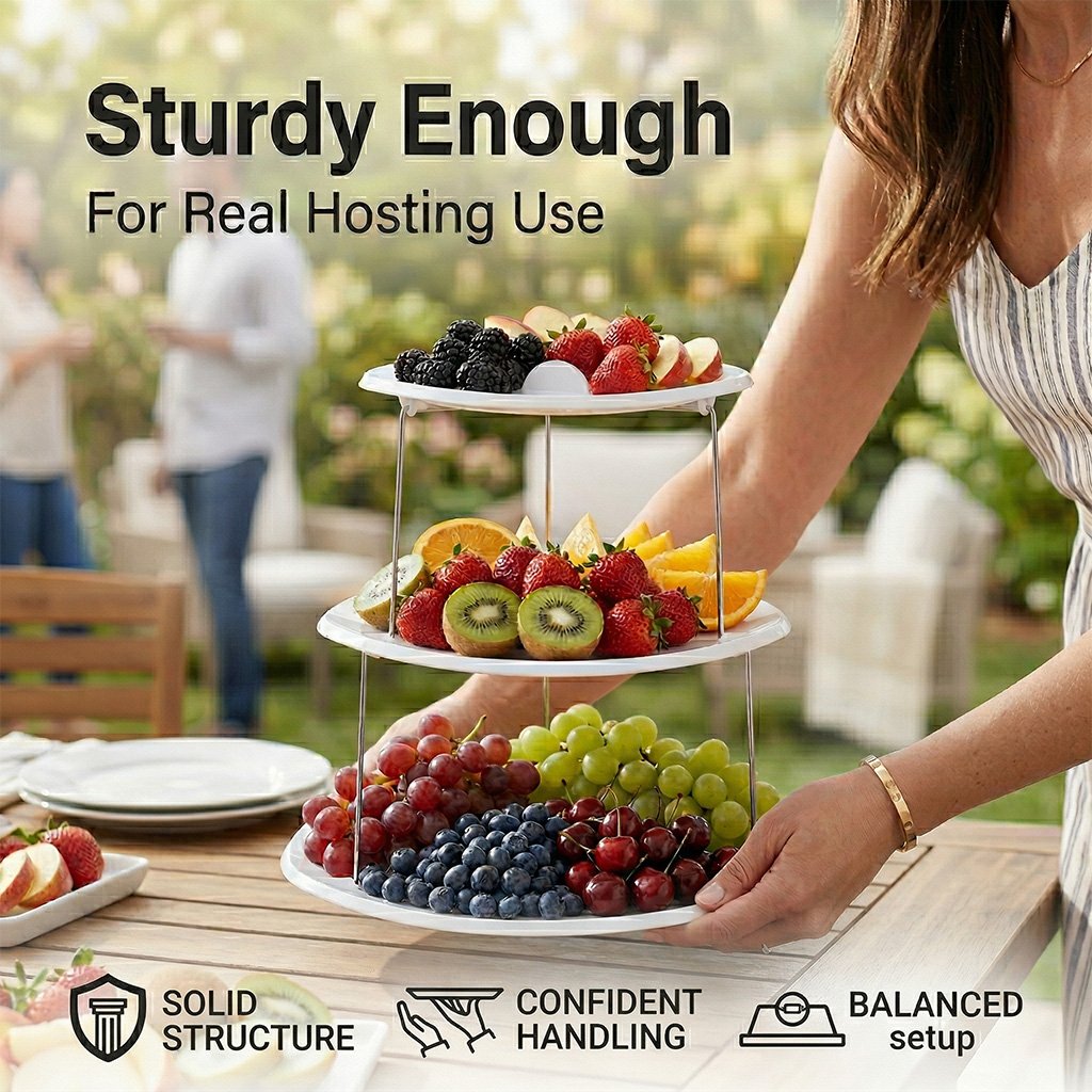 Foldable Pop-Up Snack Serving Trays