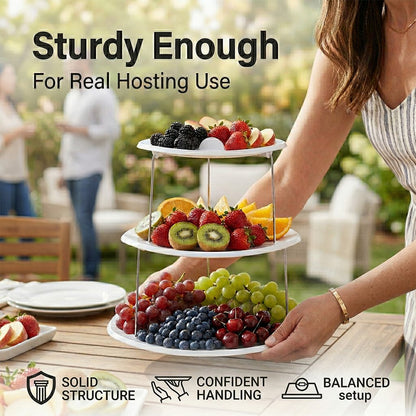 Foldable Pop-Up Snack Serving Trays