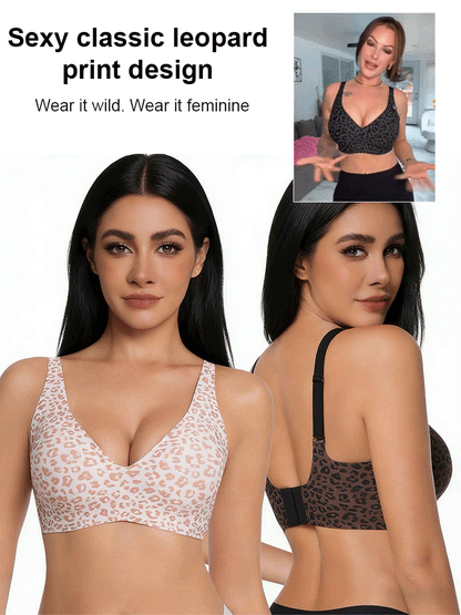 Seamless Wireless Full-Coverage Bra
