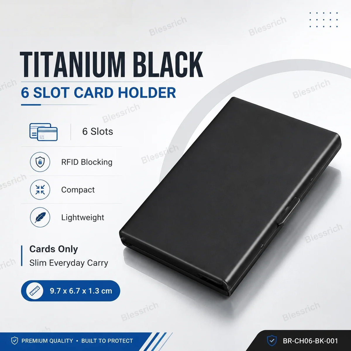 RFID Blocking Metal Card Holder