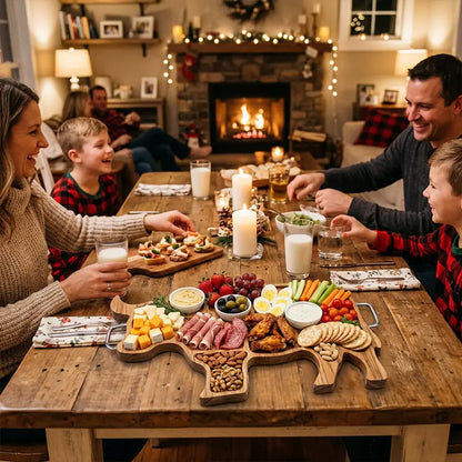 🔥Today’s Deal! Highland Cow Charcuterie Board for Farmhouse Kitchens