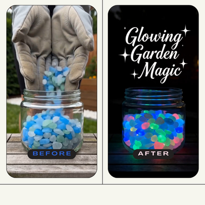 🔥LAST DAY SALE - 65%OFF🔥🌈Colorful Glow-in-the-Dark Garden Stones