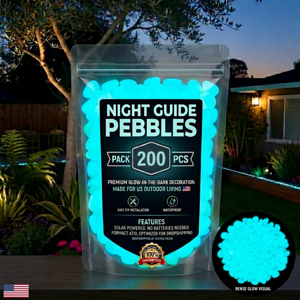 🔥LAST DAY SALE - 65%OFF🔥🌈Colorful Glow-in-the-Dark Garden Stones