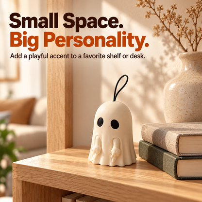 👻 Pull-to-Reveal Ghost & Skull Figurines – Playful Desk Decor & Quirky Gift
