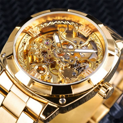 ⏳Time-Limited Special⏰Skeleton Automatic Watch – See The Movement, Feel The Craft , Dress for Every Occasion 💼