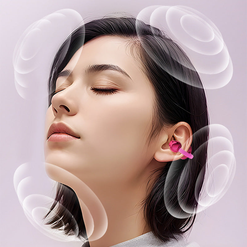 💖 Jewelry worn on your ears! Butterfly clip-on Bluetooth earphones, painless to wear, Bluetooth 6.0, IPX5 waterproof.