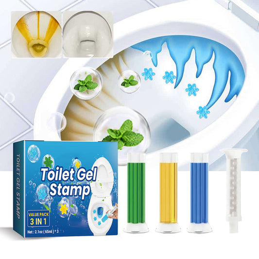 🔥Buy Two Get One🎁42 Flowers Toilet Gel Stamp-Keeps Toilet Clean & Fresh with Every Flush🌸