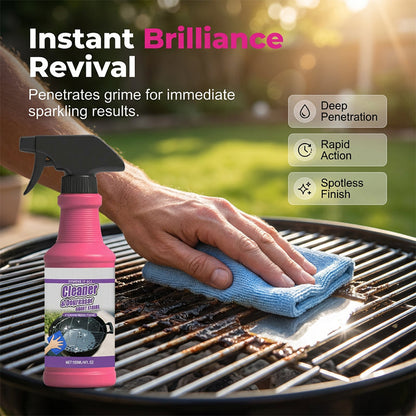 🍢 Fast-Acting Grill Degreaser | Heavy Duty Cleaning Spray