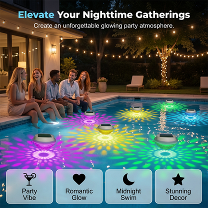📉 Last Day Prices Dropped! 🏃‍♂️LED Solar Floating Pool Light